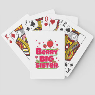 Berry Big Sister - Cute Strawberry Pun Casinokort