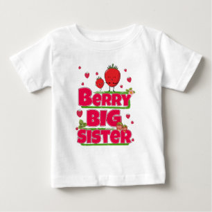Berry Big Sister - Cute Strawberry Pun T Shirt