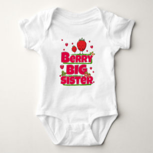 Berry Big Sister - Cute Strawberry Pun T Shirt