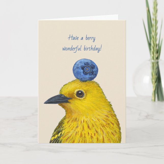 Berry Birthday-kort Kort (Framsida)