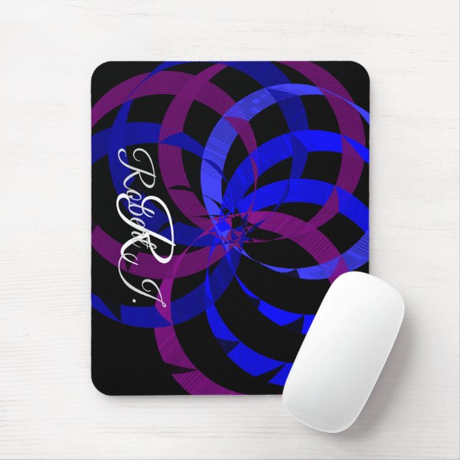 Berry Blend Geometric Mouse Pad Musmatta (Med mus)