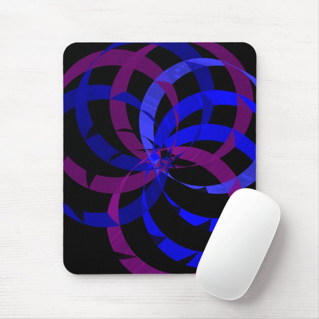 Berry Blend Geometric Mouse Pad Musmatta (Med mus)