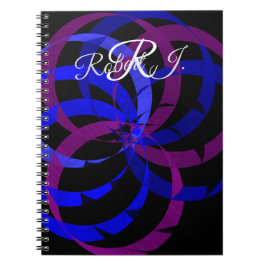 Berry Blend Geometric Spiral Notebook Anteckningsbok