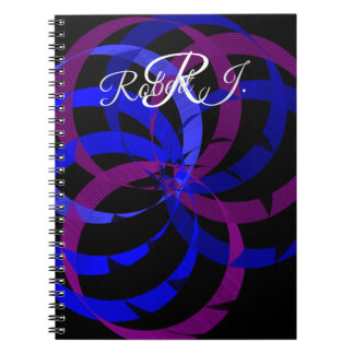 Berry Blend Geometric Spiral Notebook Anteckningsbok