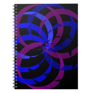 Berry Blend Geometric Spiral Notebook Anteckningsbok
