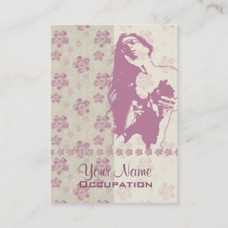 Berry Blommar - Business, Profile-, Schedule Card Tidsbeställning Kort