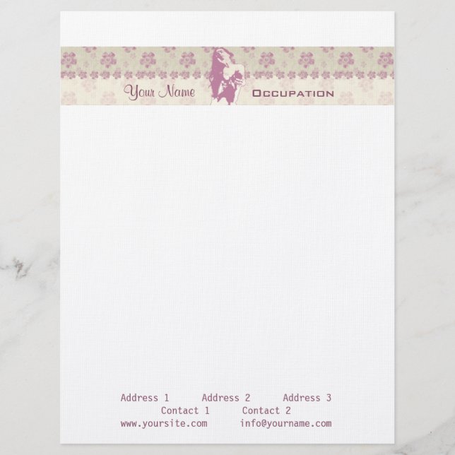 Berry Blommar - Letterhead Brevhuvud (Framsida)