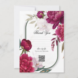 Berry Bloom Trädgård Blommig Glam Bröllop  Inbjudningar