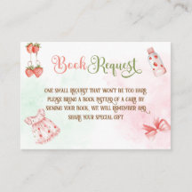 Berry Boho Girl Baby Shower Bokar för Baby