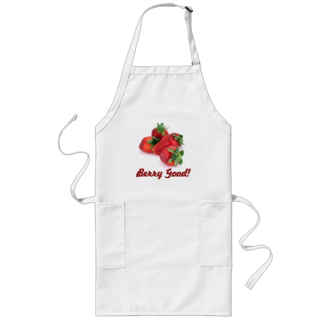 Berry Bra Bunch of Strawbär Apron Långt Förkläde (Framsidan)