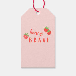 berry brave childhood cancer sick ill kids cute presentetikett