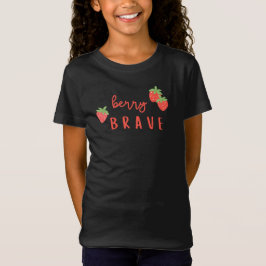 berry brave childhood cancer sick ill kids cute t shirt