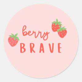 berry brave childhood cancer sick kids cute runt klistermärke