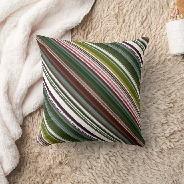 Berry Bush Grönt och Red Rand och Play Kudde (Filt)