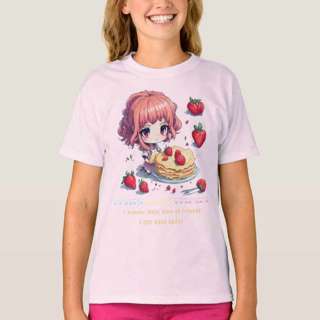 Berry-chan :Cotton Candy Friends T Shirt (Framsida)