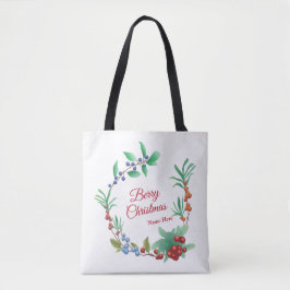 Berry Christmas Wreath Tygkasse