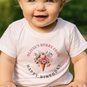 Berry Coola Grattis på födelsedagen Ice Cream Part T Shirt