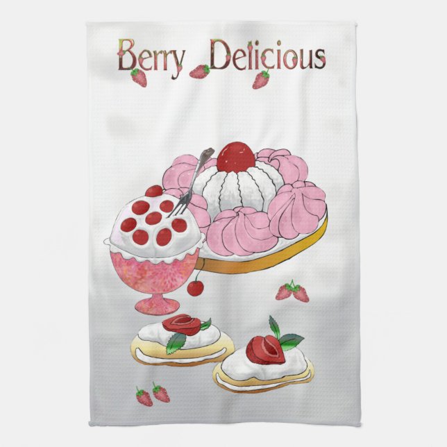 Berry Delicious Kökshandduk (Vertikal)