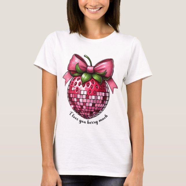 Berry Disco Kärlek T Shirt (Framsida)