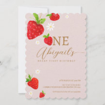 Berry First 1st Strawberry Birthday