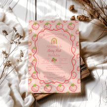 Berry First Birthday 1 Birthday jordgubbe