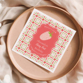 Berry First Birthday 1 Birthday Pappersservett