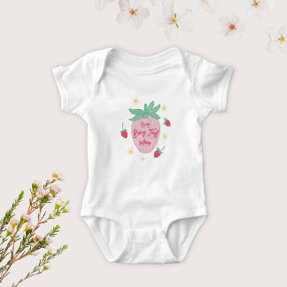 Berry First Birthday Baby Bodysuit T Shirt