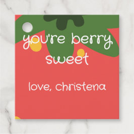 Berry First Birthday Gåvor Etiketter