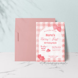 Berry First Birthday-inbjudan Inbjudningar