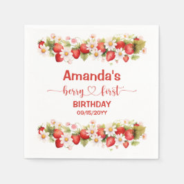Berry First Birthday Pappersservett