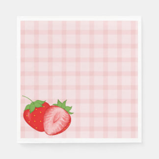 Berry First Birthday Party Napkins Pappersservett