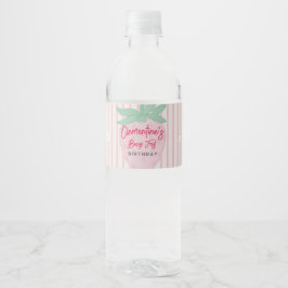 Berry First Birthday Party Water Bottle Label Vattenflaskor Etikett