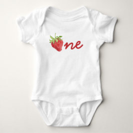 Berry First Birthday Strawberry 1st Birthday Girl T Shirt
