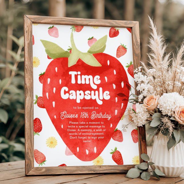 Berry First Birthday Time Capsule-tecken (Skapare uppladdad)