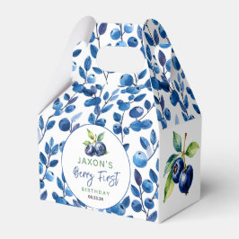 Berry First Blueberry 1:a födelsedagen Party Presentaskar