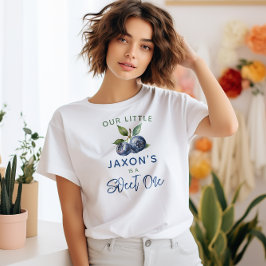Berry First Blueberry 1:a födelsedagen Party T Shirt