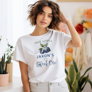 Berry First Blueberry 1:a födelsedagen Party T Shirt