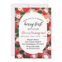 Berry First Cute Strawberry 1:a födelsedagen