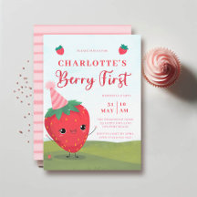 Berry First Cute Strawberry Character 1:a födelsed