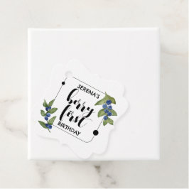 Berry First | Första födelsedag | Blåbär | Minimib Gåvor Etiketter