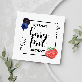 Berry First | Första födelsedag | Blandad berry | Pappersservett