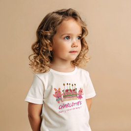 Berry First Grattis på födelsedagen Bunnies och Ca T Shirt