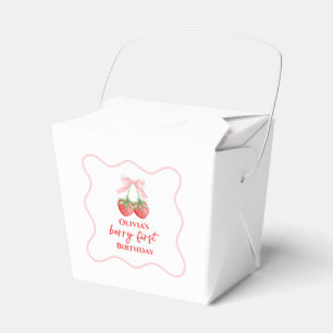 Berry First jordberry Rosa Bow Presentaskar