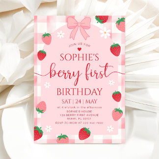 Berry First Jordgubbs 1-års inbjudan