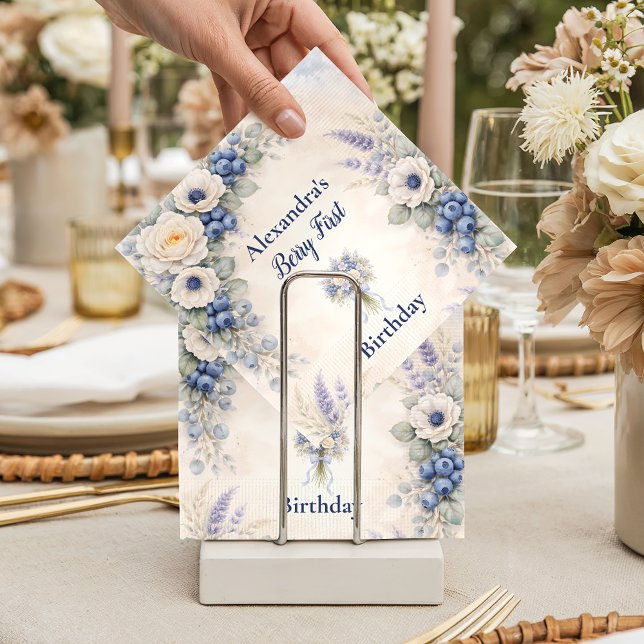 Berry First Storybook Garden 1st Birthday Pappersservett (Skapare uppladdad)