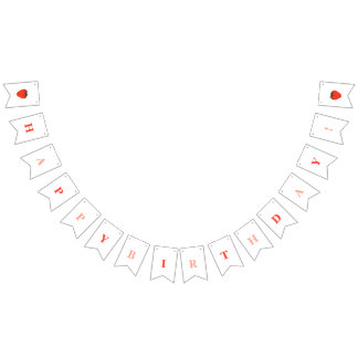 Berry First Strawberry Birthday Vimplar