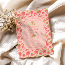 Berry First Strawberry Girl 1st Birthday Party