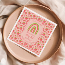 Berry First Strawberry Girl 1st Birthday Party