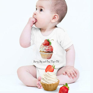 Berry först Birthday Smash Cake T Shirt