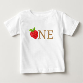Berry Första 1:a Jordgubb Födelsedag T Shirt